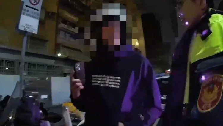 蔣政酒測值高達0.39mg/L。翻攝畫面