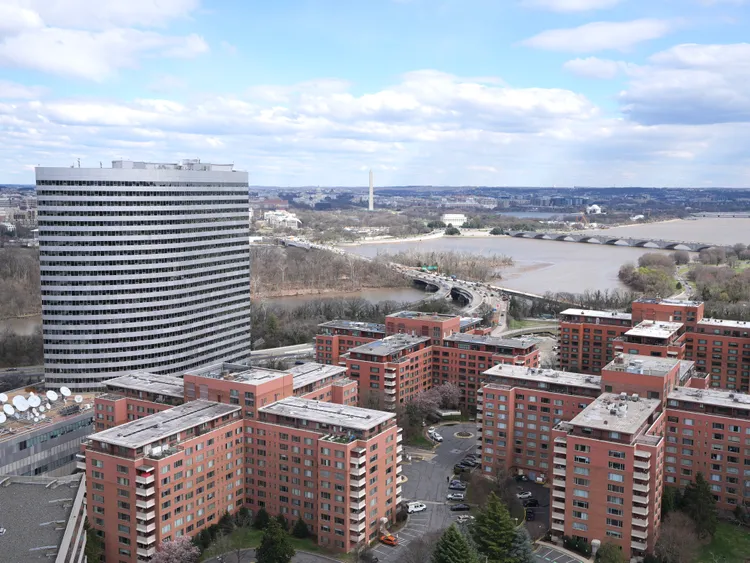 AIT華盛頓總部眺望華盛頓特區。台中市府提供