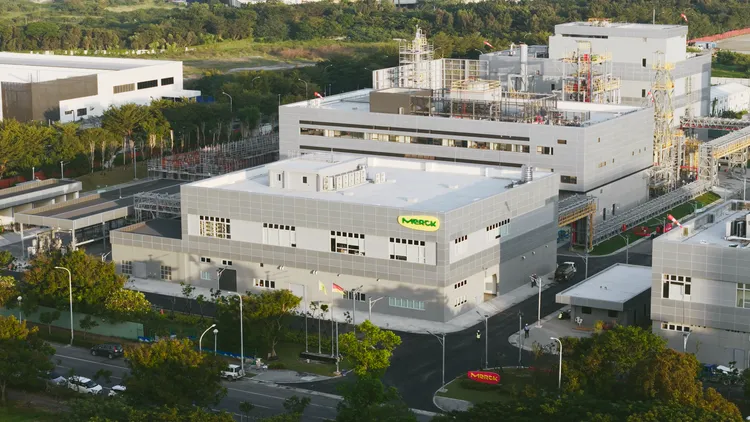 默克在高雄半導體科技旗艦園區。默克提供