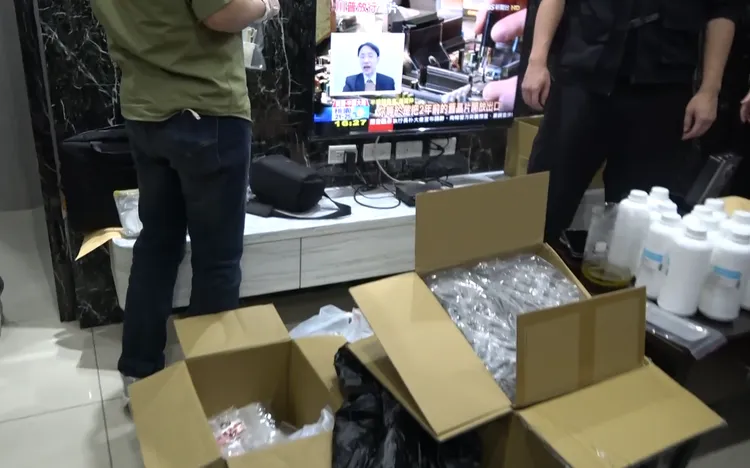 保三破獲「喪屍煙彈」分裝工廠。翻攝畫面