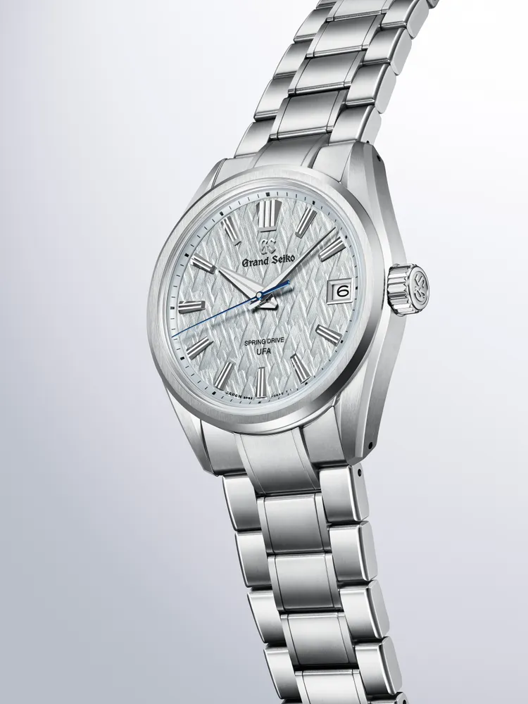 大谷翔平在全新合作中搭配的是Grand Seiko SLGB003錶款。品牌提供