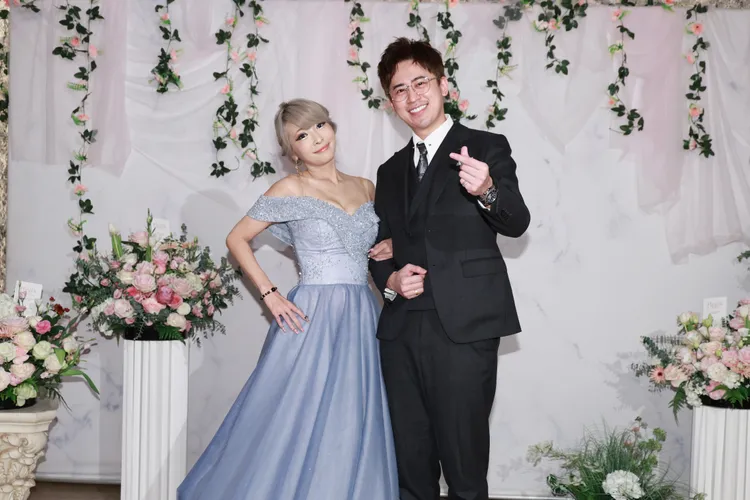 Makiyo猛虧伴郎，讓人招架不住。彭欣偉攝