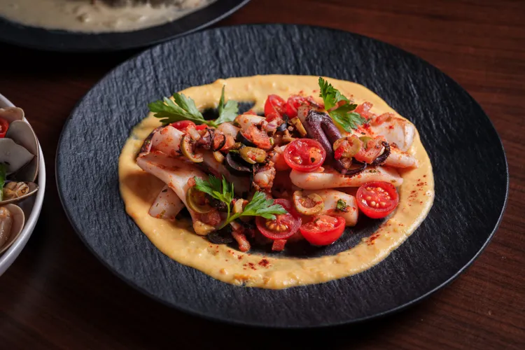 墨西哥辣味軟絲鮮辣奔放。業者提供