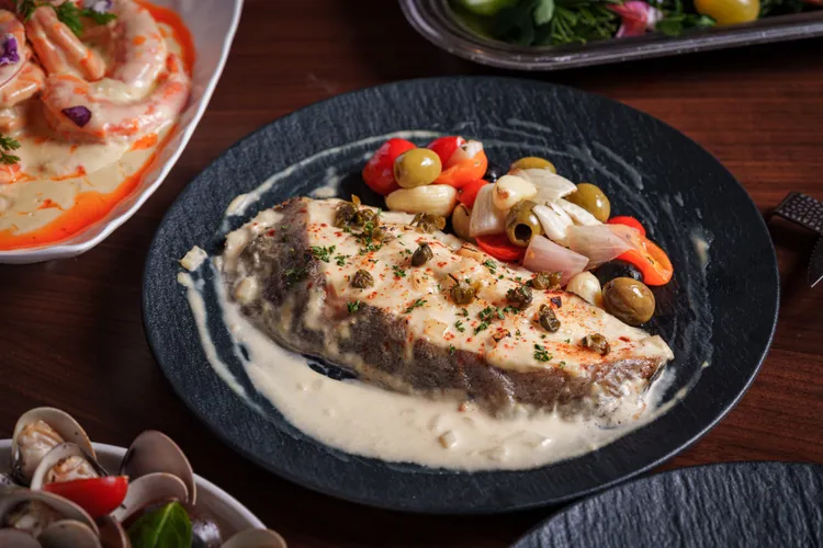 扁鱈奶釀柚子味噌細緻甘醇。業者提供