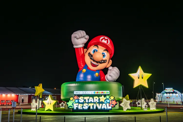 台灣燈會瑪利歐燈區將會是民眾朝聖的重點區域。嘉縣府提供
