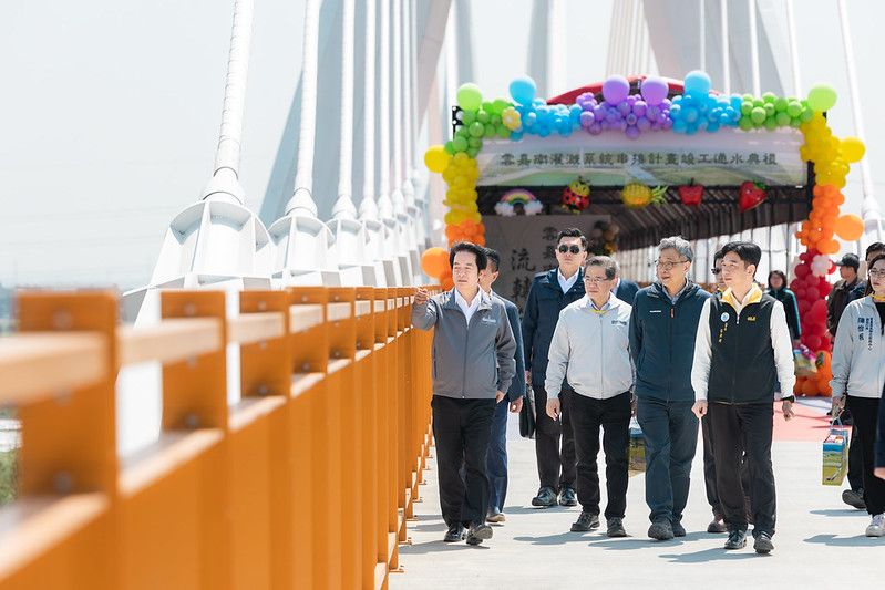 50年最大水利工程竣工!雲嘉南水網打通 林楚茵:民進黨前瞻建設玩真的