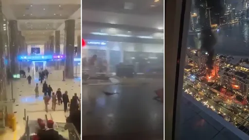 伊朗報復攻擊中東多地　杜拜機場遇襲釀4傷、市區豪華飯店爆炸起火