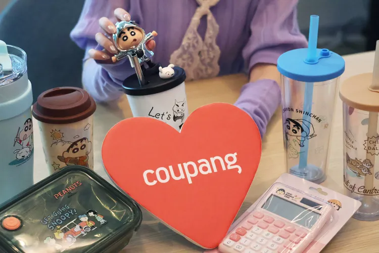 Coupang酷澎引進多款蠟筆小新、奇奇蒂蒂等正版授權商品，可愛迎春季。