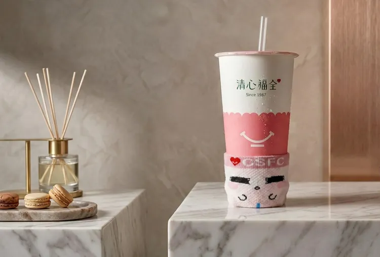 限定贈品「清心福全杯套－拉拉褲款」。清心福全提供