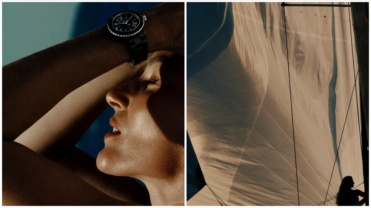 超模Gisele拍攝香奈兒J12全新形象廣告。品牌提供