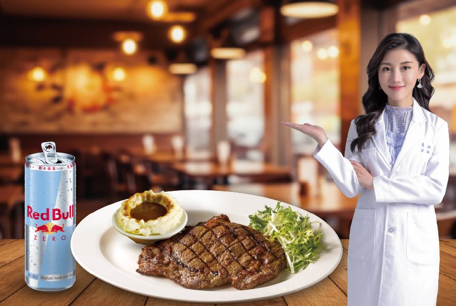 Texas Roadhouse發動「原塊力量」 攜手Red Bull與高敏敏打造機能系健身餐