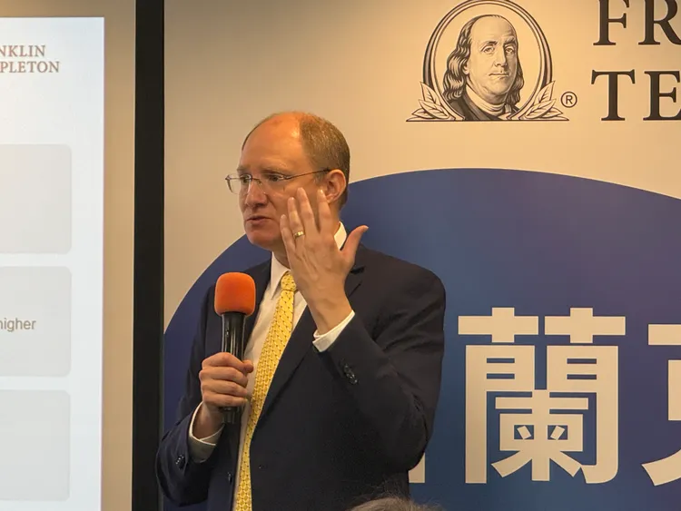 富蘭克林黃金基金經理人史蒂芬‧蘭德（Steve Land）。呂承哲攝