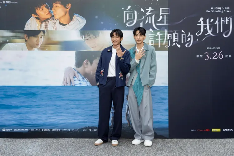 初孟軒（左）、鍾岳軒有默契十足的對手戲。有意思國際傳媒、犢影制作提供