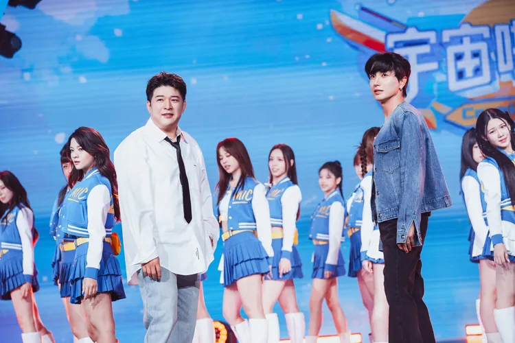 利特（右）、神童夢幻連動。緯來電視網提供