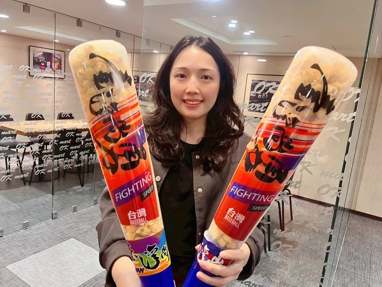 期間開賣獨家棒球爆米花。OKmart提供