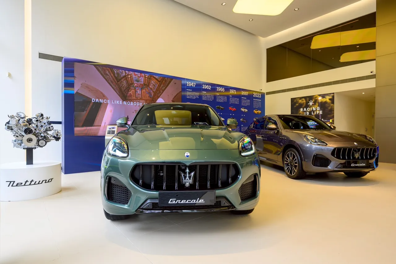 Grecale Modena個性訂製版三款個性塗裝限量登場，與全新年式Grecale承襲Maserati一貫設計語彙。業者提供