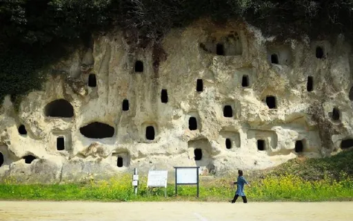 像「巨大蜂巢」神秘古墓群　日本秘境參觀門檻高