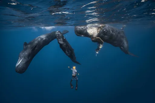 周杰倫麻吉加勒比海直擊抹香鯨分娩　「海洋之子」珍貴接生畫面曝光