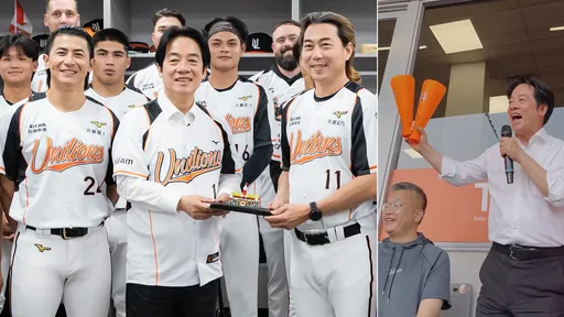 不會屈服的！賴清德台南看球樂喊「AAOA」　網笑：凱道可憐的草