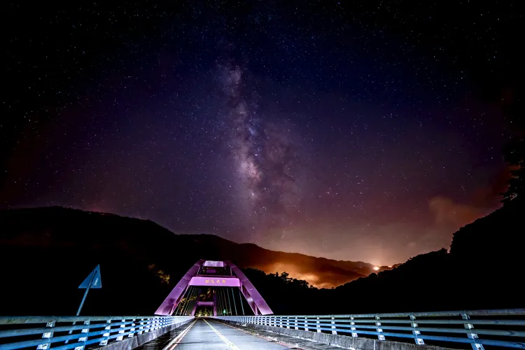 拉拉山星空照片。桃園市觀光發展基金會提供