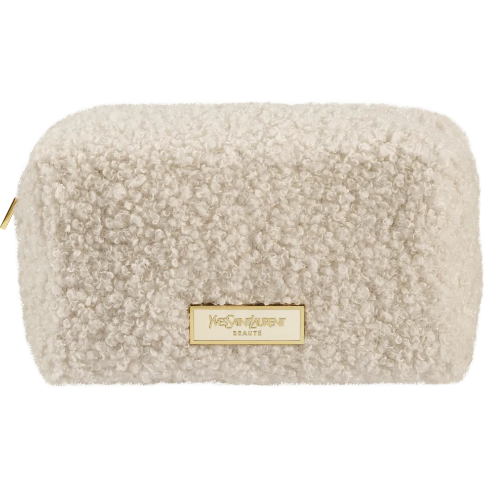 買贈毛絨美妝包。品牌提供