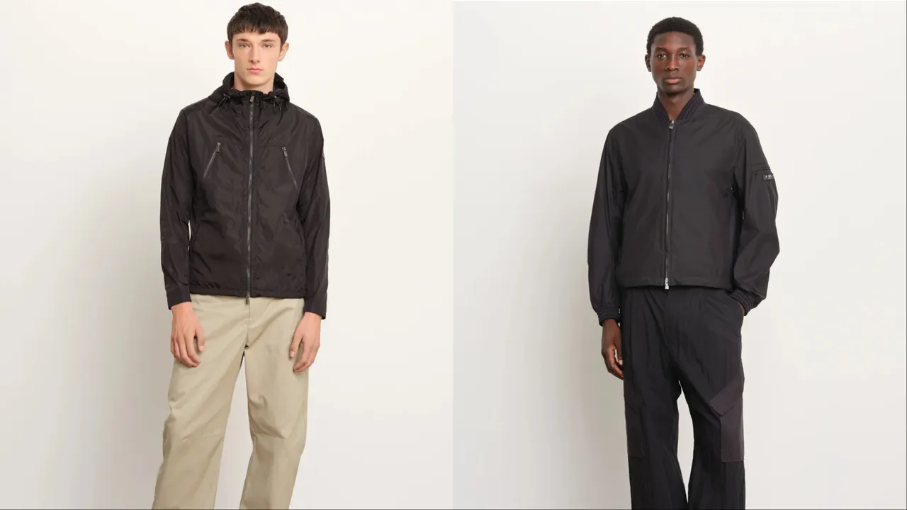 LULIO夾克（左）、KOS飛行夾克（右）是春夏輕量日常穿搭的核心。品牌提供