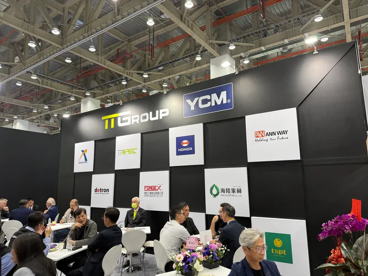 這次TMTS 2026展會，東台精機以「生態系」模式參展。呂承哲攝