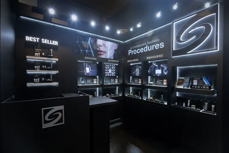 修麗可醫美級肌膚升級站快閃店。品牌提供