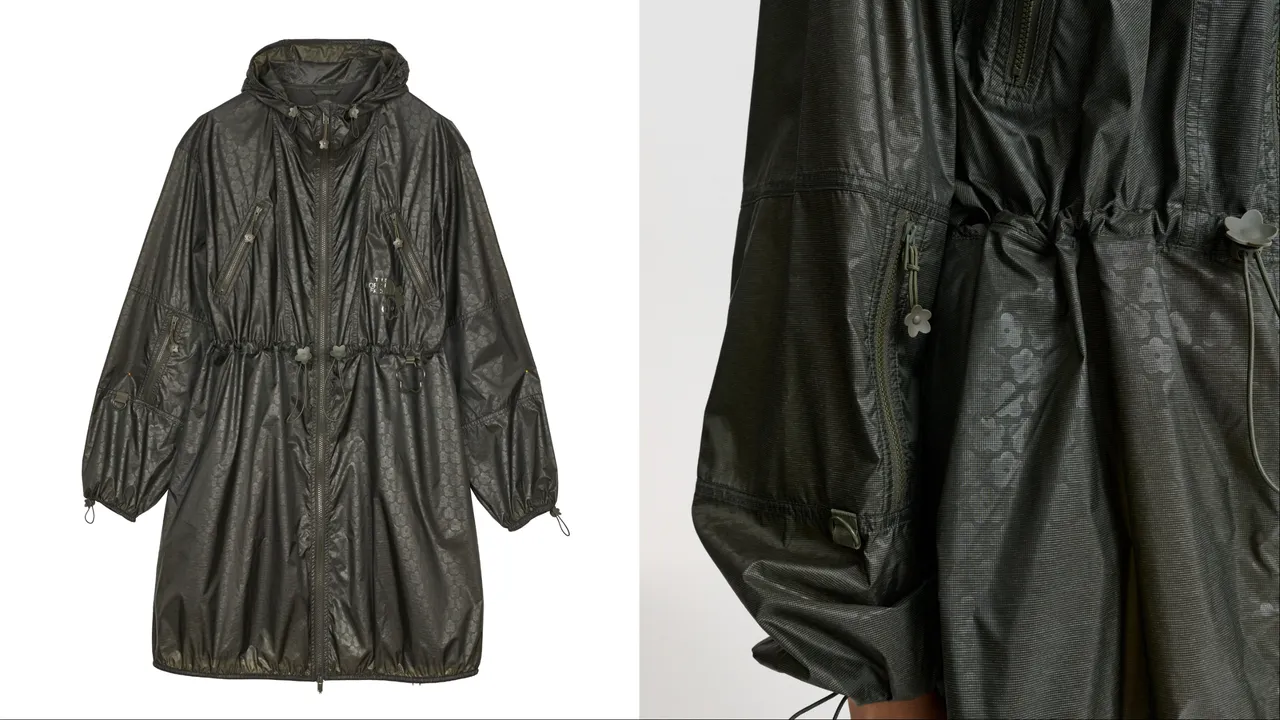 The North Face x Cecilie Bahnsen聯名系列Emma長款防風登山外套，2萬4800元。品牌提供