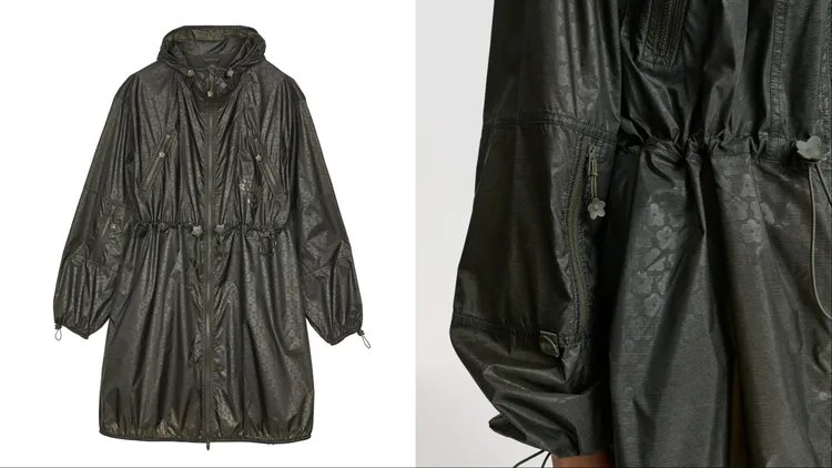 The North Face x Cecilie Bahnsen聯名系列Emma長款防風登山外套，2萬4800元。品牌提供