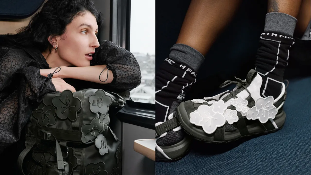 配件系列則以更加鮮明的花卉圖樣點綴。品牌提供