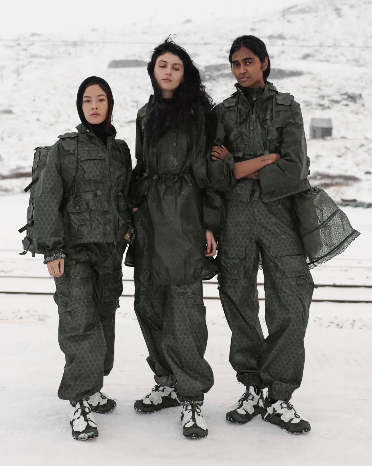 The North Face與Cecilie Bahnsen推出春夏聯名系列。品牌提供