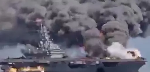 突襲伊朗代價慘重？「林肯號」被炸影片瘋傳　美軍回應了