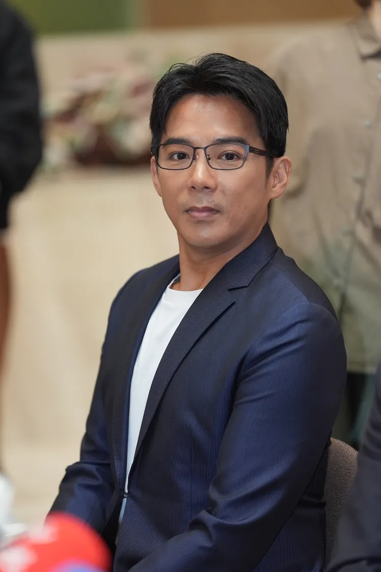 陳子強神情緊張。攝影中心攝