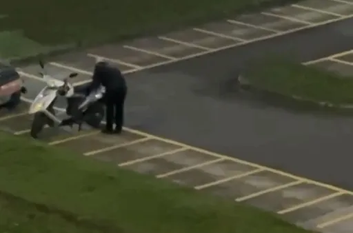 變裝也沒用！板橋警埋伏直擊現行犯　堤外機車置物箱大盜落網