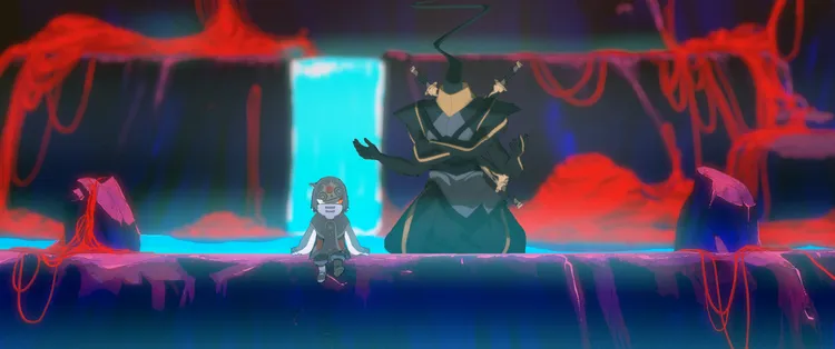 武功高強的黑天（右）幽默風趣，是全片炒熱氣氛擔當。甲上娛樂提供