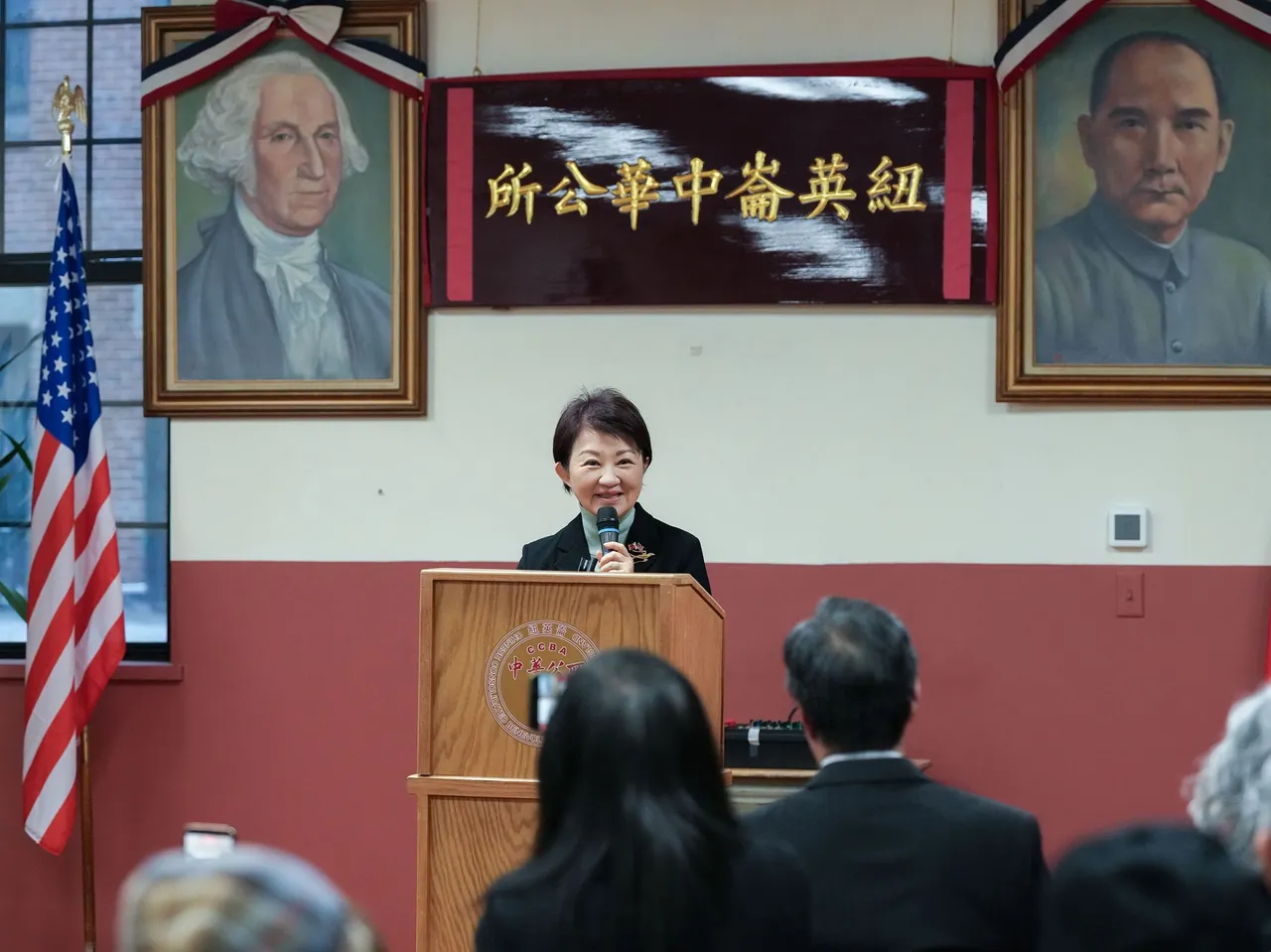 訪美赴波士頓僑宴演說　盧秀燕引用蔣渭水名言籲「家和萬事興」化解對立