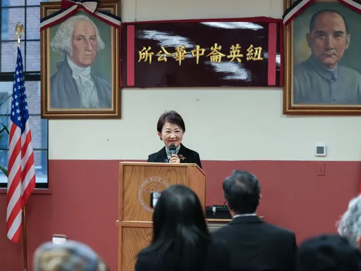 訪美赴波士頓僑宴演說　盧秀燕引用蔣渭水名言籲「家和萬事興」化解對立