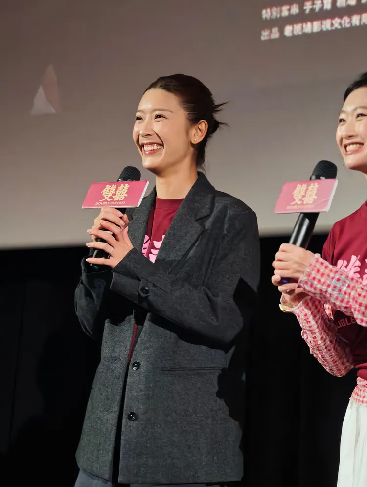 余香凝特別趁著來台工作空檔，驚喜現身影廳與觀眾互動。水花電影提供