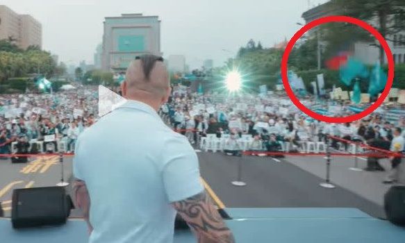 館長凱道影片傳抖音「國旗竟打馬」 黃國昌:他愛中華民國