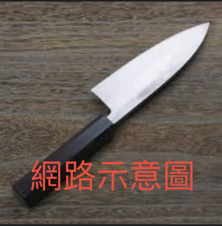 凶刀示意圖。警方提供