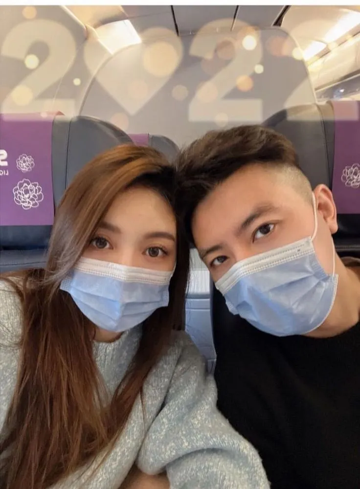 吳亞馨與圈外老公S先生。翻攝吳亞馨IG