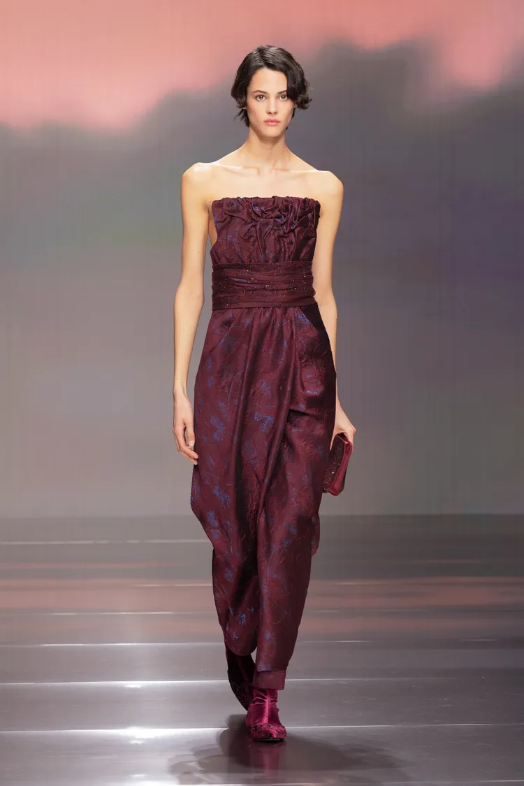 Giorgio Armani 2026秋冬系列。品牌提供