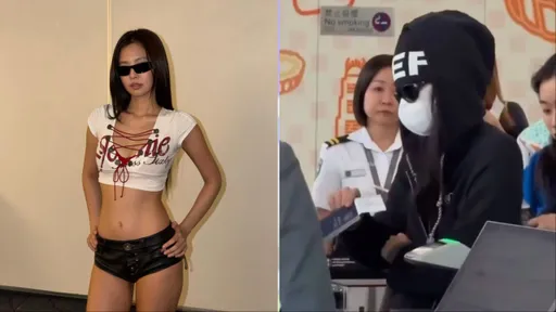 Jennie套熱褲超辣開唱！收工後被拍對地勤擺臉色　挨轟耍大牌