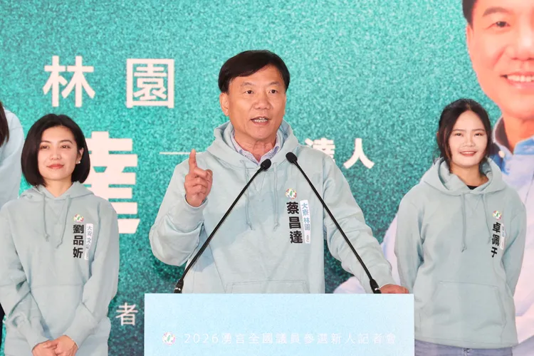 蔡昌達再度落馬。莊宗達攝 資照