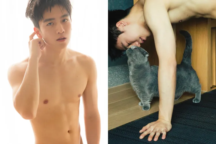 凌子楚兒子凌瑋為一名外科醫師兼御用模特兒。翻攝Threads