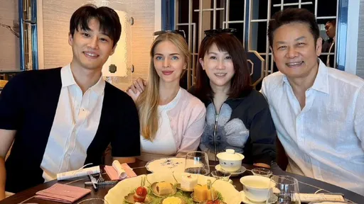 徐乃麟揪長子夫婦新加坡Double Date　乃嫂疼愛洋媳驚豔網友