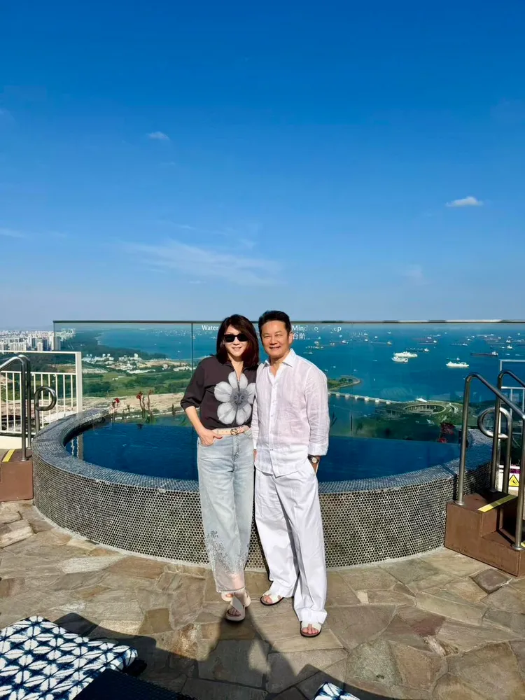 徐乃麟夫婦把握機會度假。翻攝徐乃麟臉書