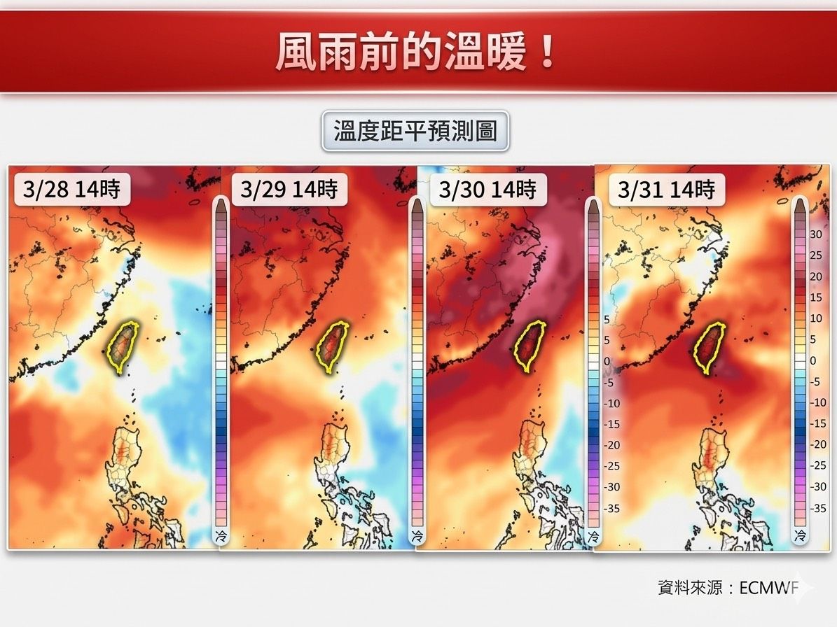 清明連假遇「最強春雨」 連下6天濕答答!