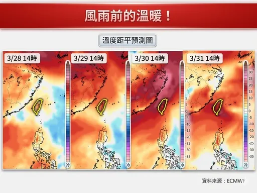 清明連假遇「最強春雨」　連下6天濕答答！